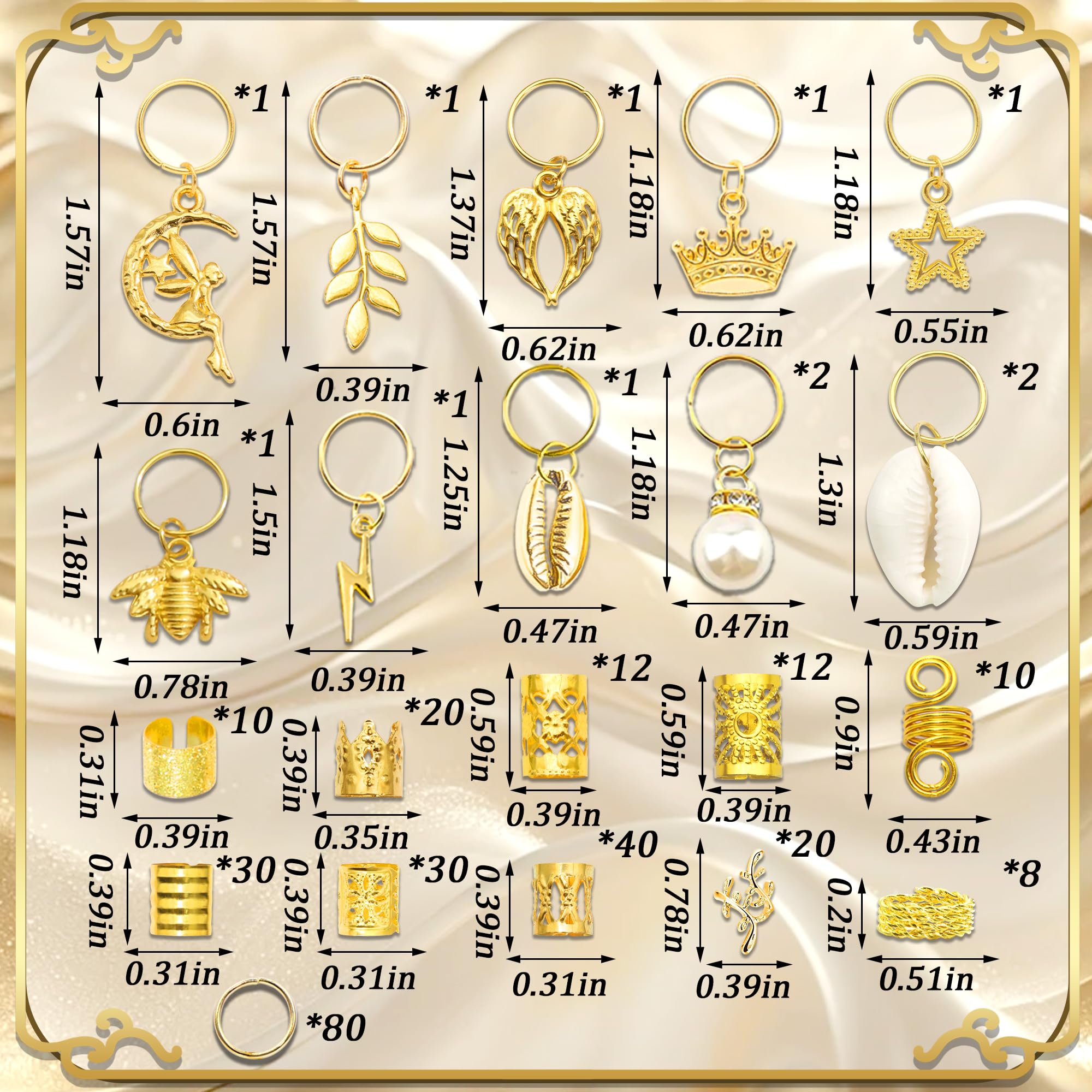 VENOFEN faux pearls and star charms grouped for styling inspiration