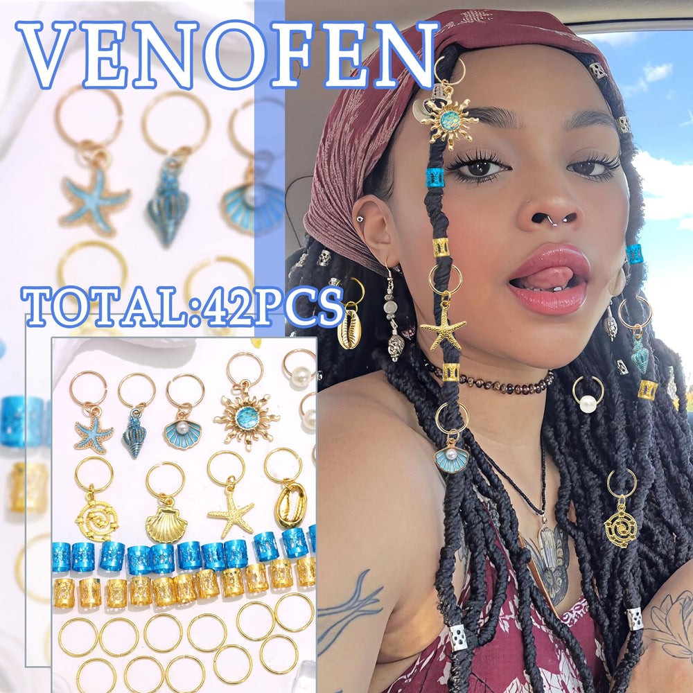 VENOFEN flat-lay of all 42 pieces showing kit variety for styling options