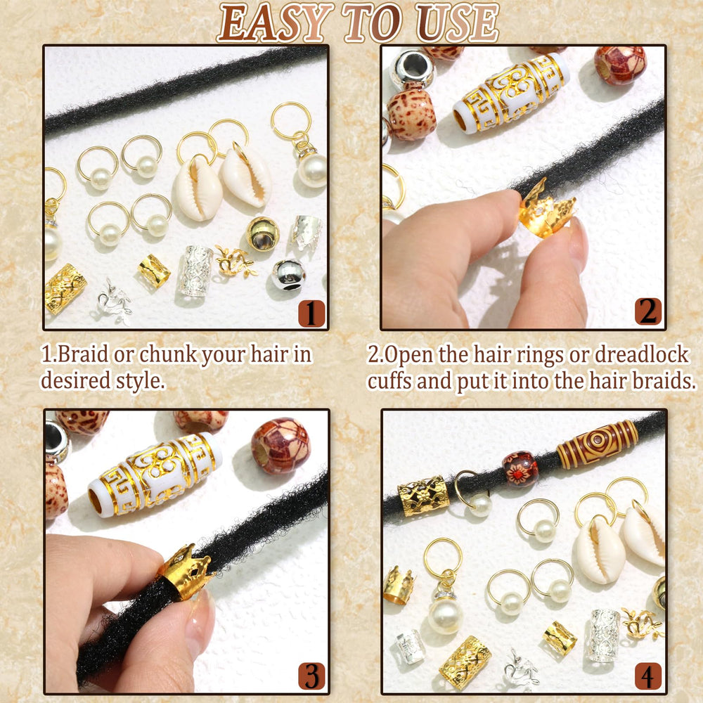VENOFEN beads in hand showing scale and how many pieces come included