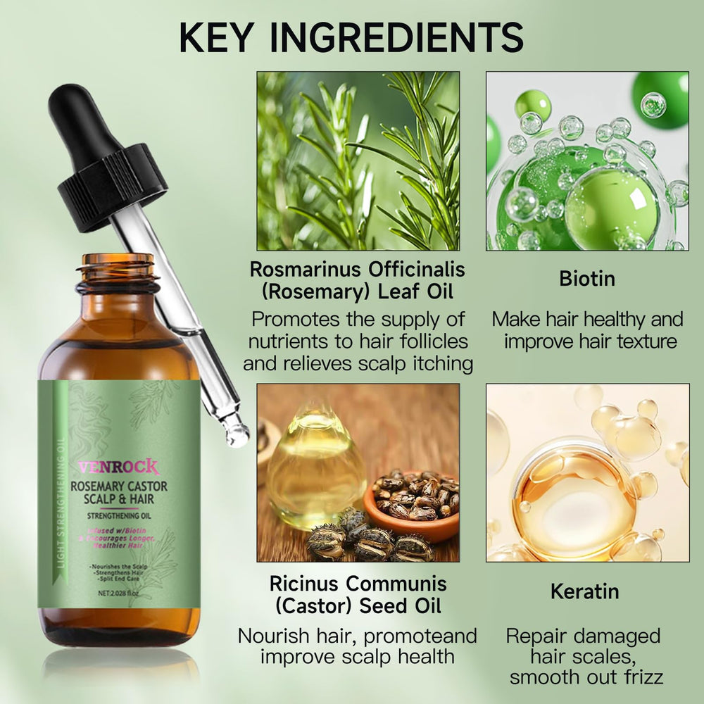 Venrock application image massaging oil into scalp demonstrating nourishment and circulation