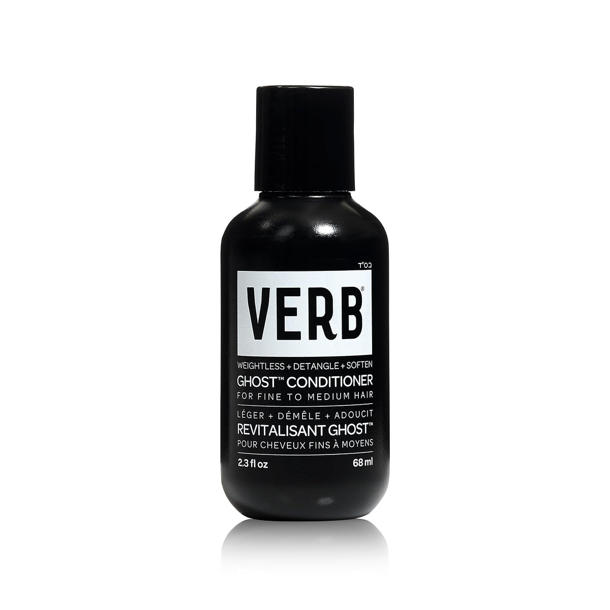 VERB front packaging of Ghost Conditioner shows size and branding, great for travel