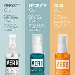 VERB Ghost Oil label close-up showing ingredient callouts and clean formulation