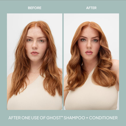 VERB Ghost shampoo pour texture demonstrating gentle lather