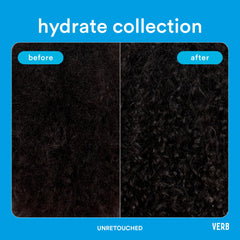 VERB conditioner being dispensed to show creamy texture and control