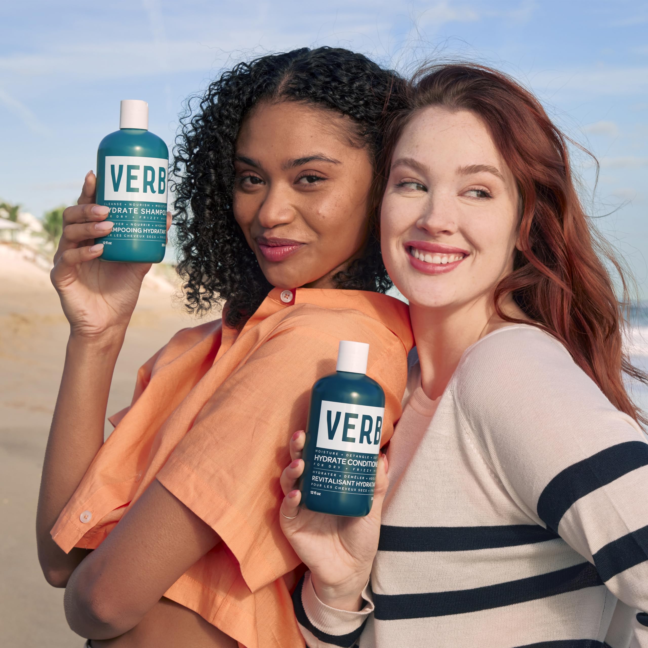 VERB 32 oz bottle next to a common object to show large size benefit