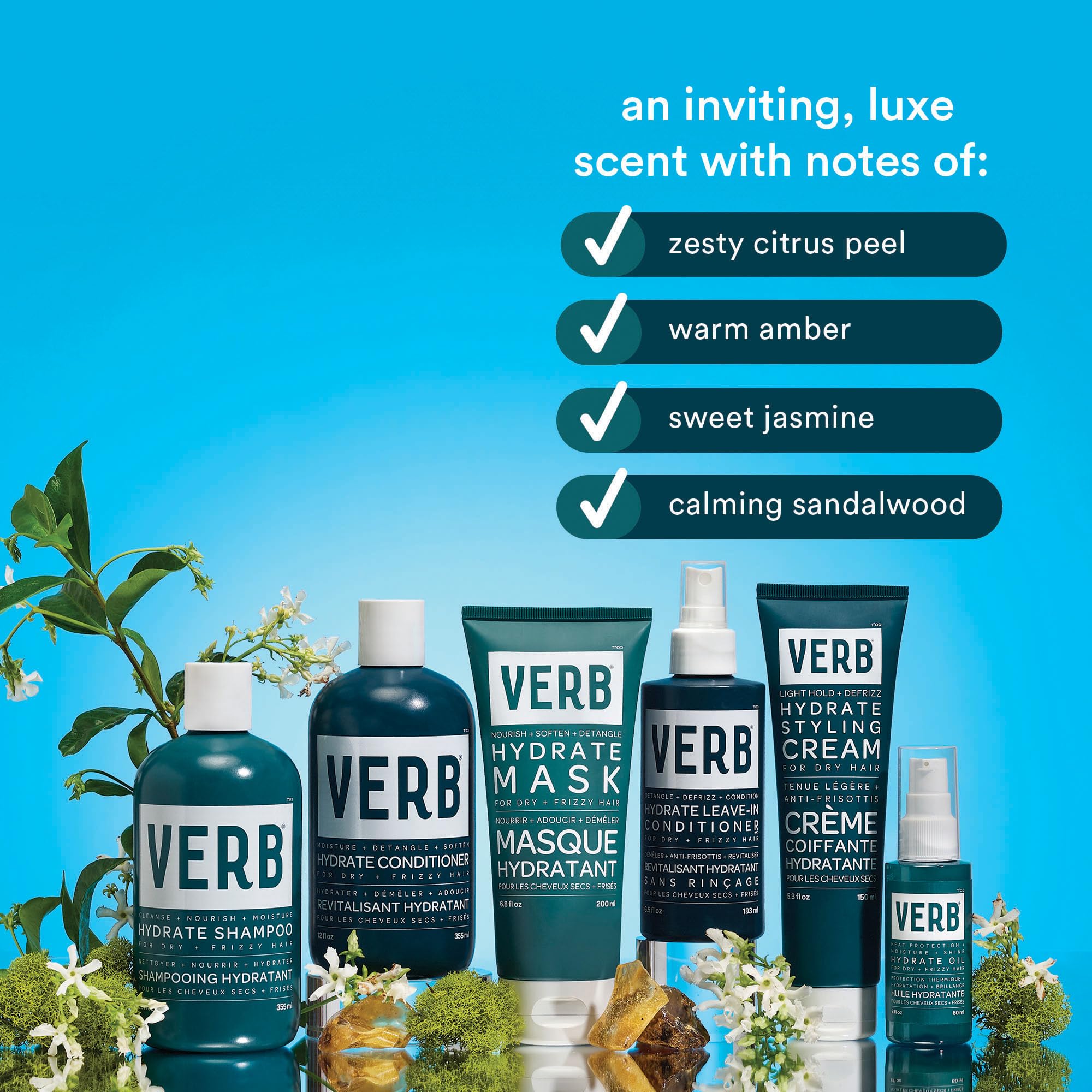Verb hydrate conditioner squeeze detail demonstrating creamy texture