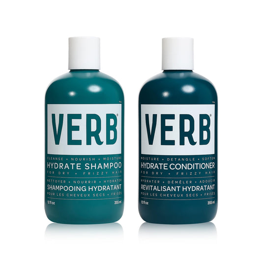 Verb hydrate duo front packaging shows both bottles and benefits