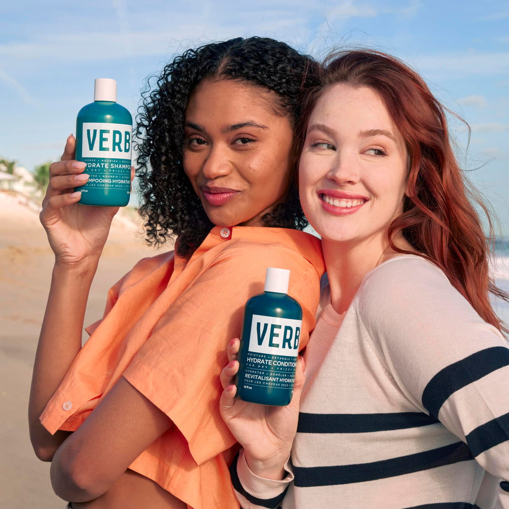 Verb hydrate label closeup listing key ingredients and clean formula
