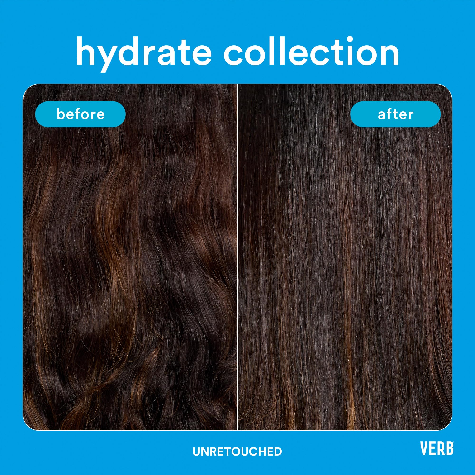 Verb hydrate shampoo pump closeup highlighting easy dispensing