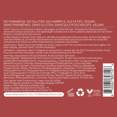 VERB volume conditioner paired with Volume Shampoo and Spray for fuller hair results