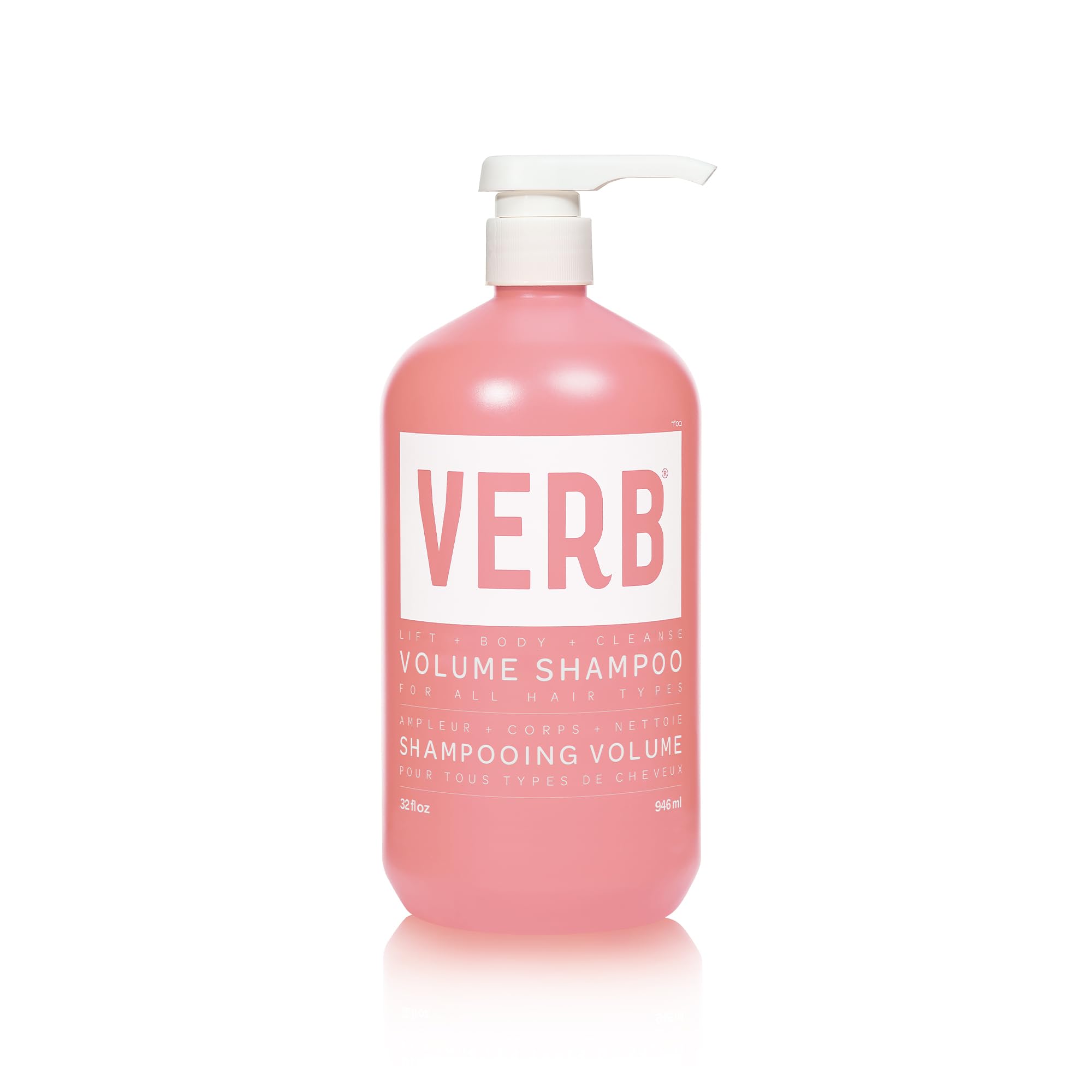 VERB front bottle view showing label and large 32 fl oz size for value