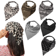 Vercret front packaging view showing six colorful scarves and benefits of variety
