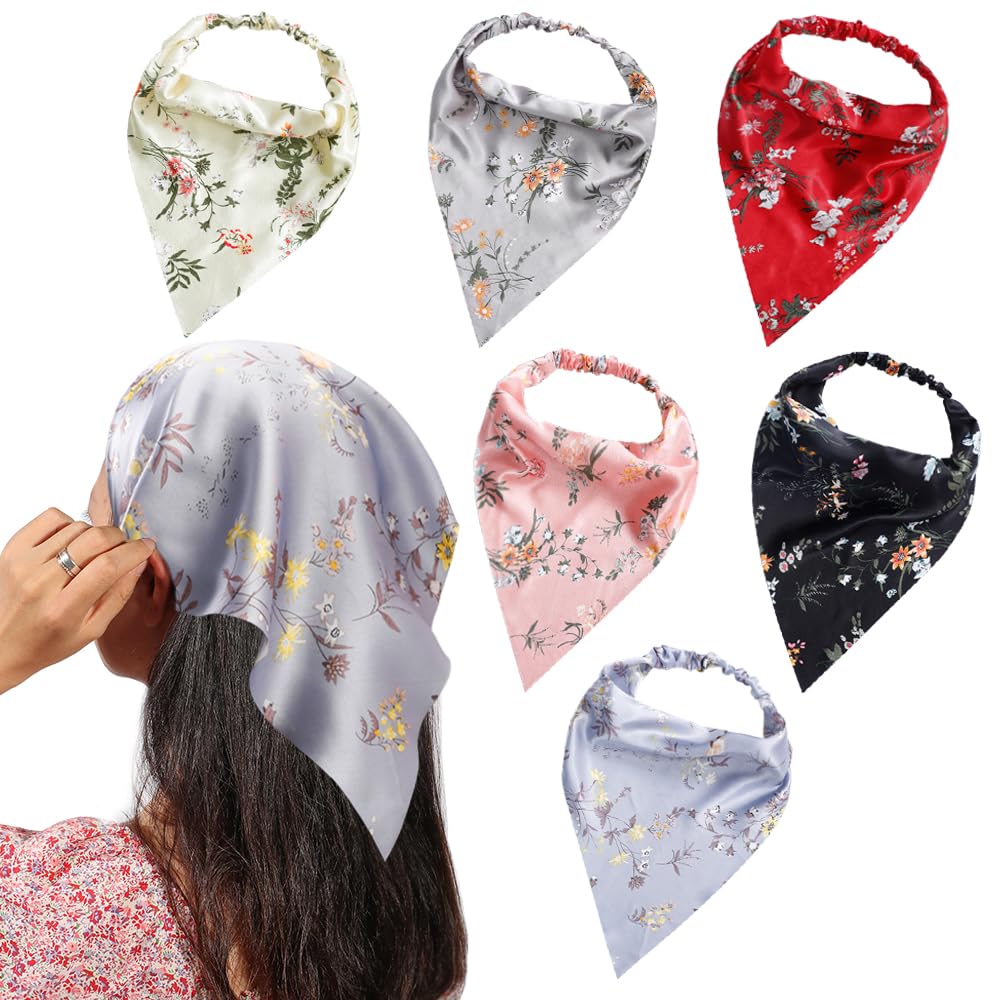 Vercret front packaging showing six floral scarves and benefit of variety