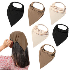 Vercret front view of six-pack scarves showing colors and packaging, easy selection benefit