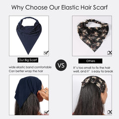 Vercret headband worn by model demonstrating non-slip fit and easy styling