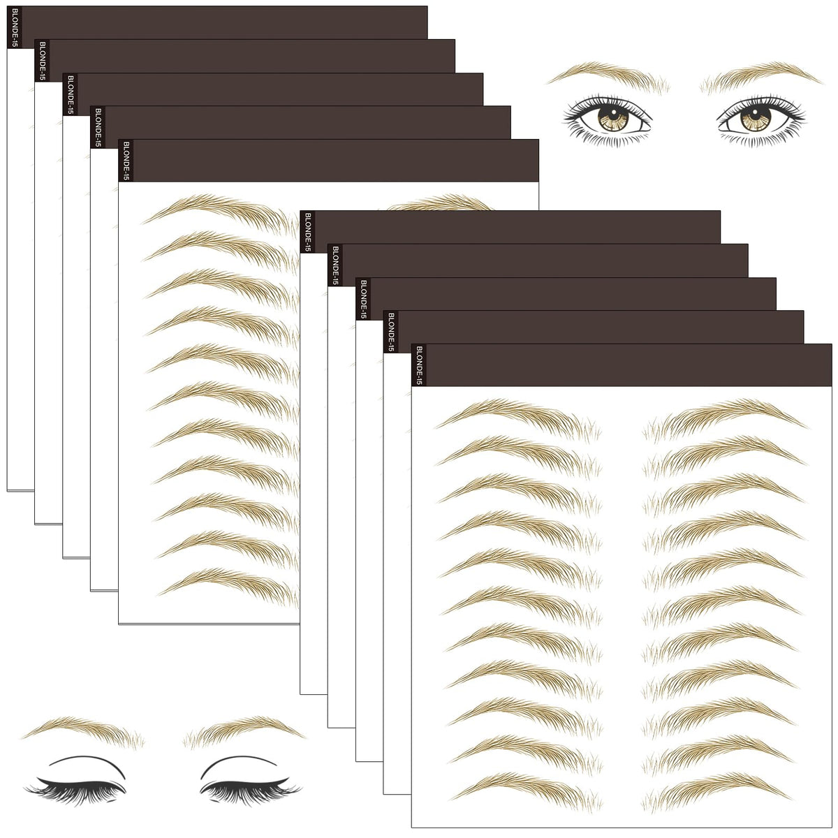 VERKSTAD front packaging showing full tattoo sheet and brand, highlights quantity