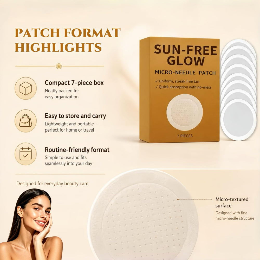 VERNILLA patch adhered to skin demonstrating easy application and discreet wear