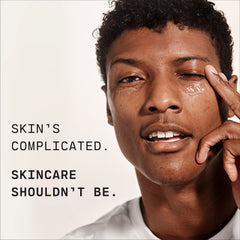 Versed in a nighttime skincare scene showing simple weekly routine benefit