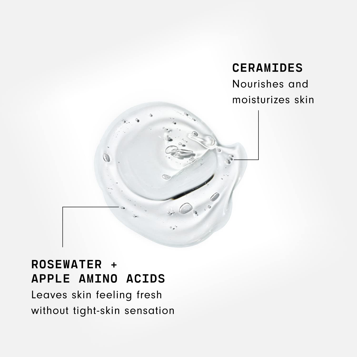 Versed bottle label detail highlighting ingredients and directions for informed use