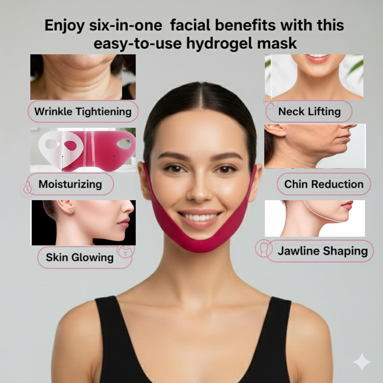 Versha seaweed and active ingredients collage for nourishment