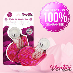 Vertex lifestyle in a makeup bag ready for travel with tidy application benefit