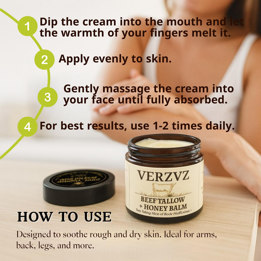 VERZVZ ingredients label close-up highlighting natural components