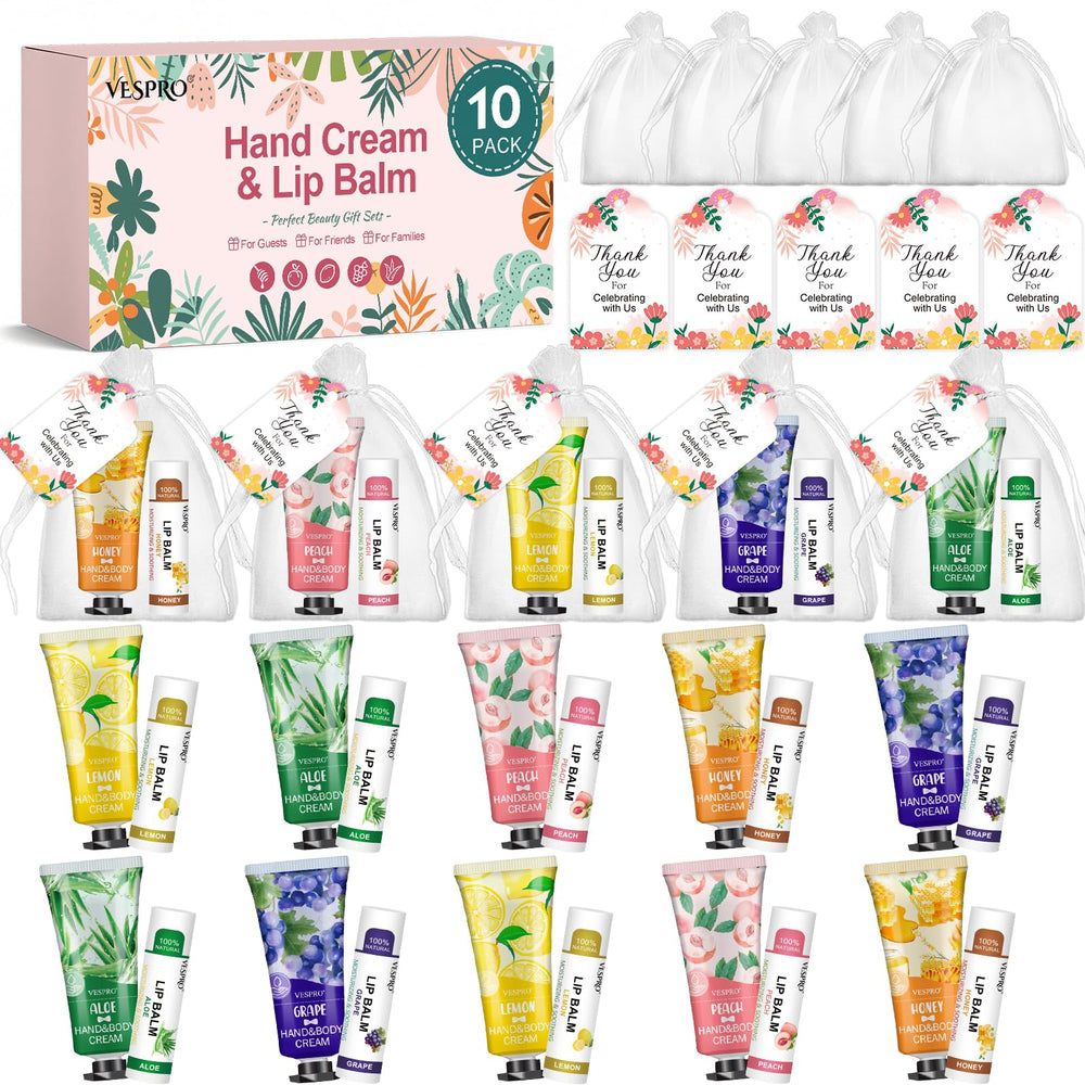 VESPRO front packaging showing full 10-pack set and gifting contents