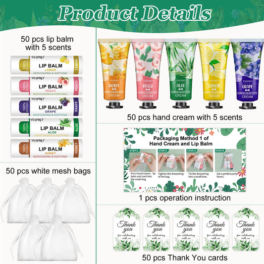 VESPRO hand cream tube close-up showing texture and quick absorption benefit