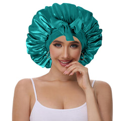 Vettres bonnet double-layer detail highlighting soft satin layers for extra protection
