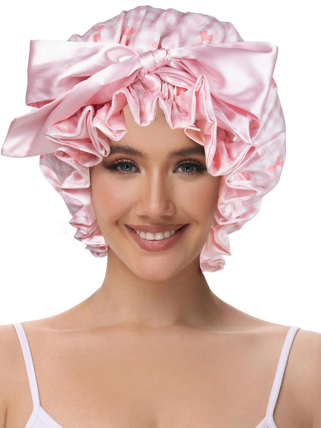Vettres close-up of double-layer satin fabric showing smooth protective finish