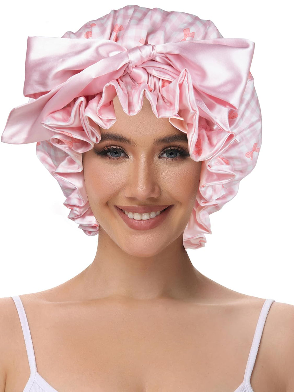Vettres close-up of double-layer satin fabric showing smooth protective finish