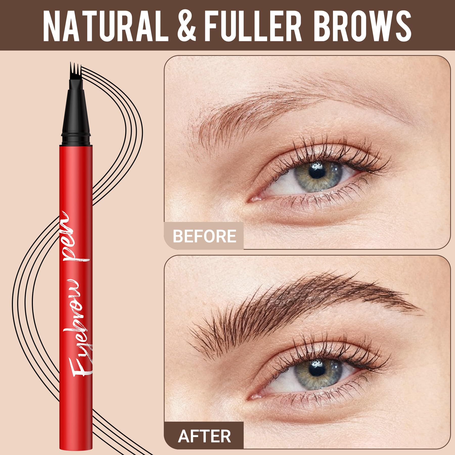 Vevivia Beauty close-up of the 4-tip nib demonstrating precise application benefit