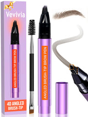 Vevivia Beauty eyebrow pen front packaging showing product and cap for easy recognition and storage