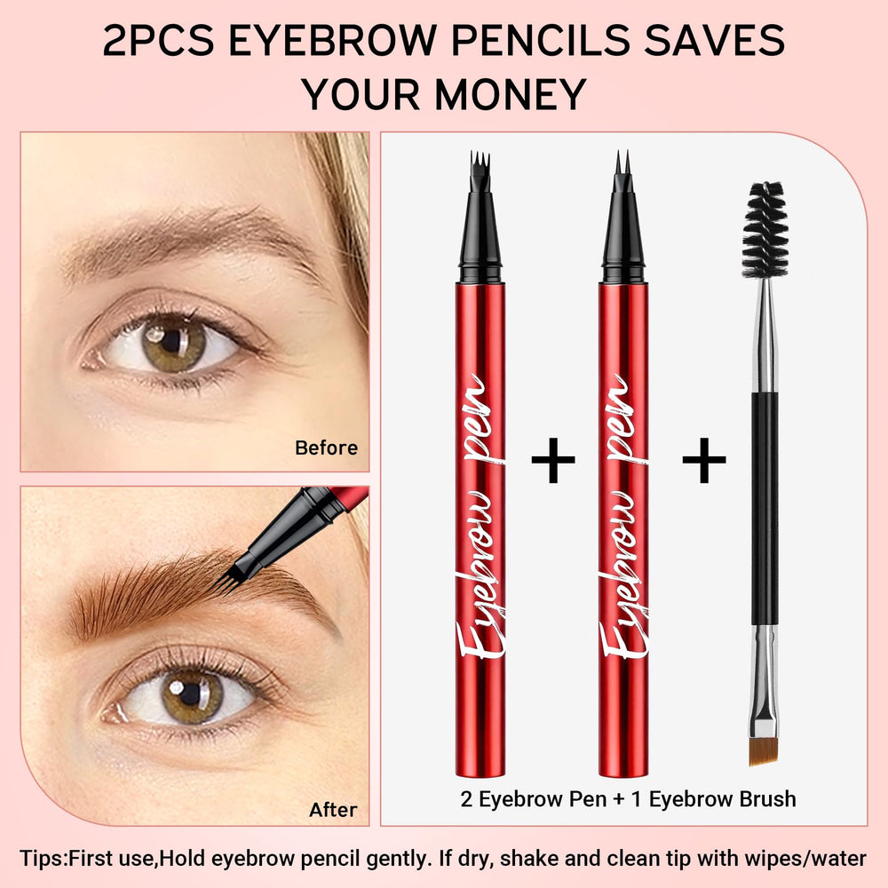 Vevivia Beauty set laid out showing both pens and caps organized