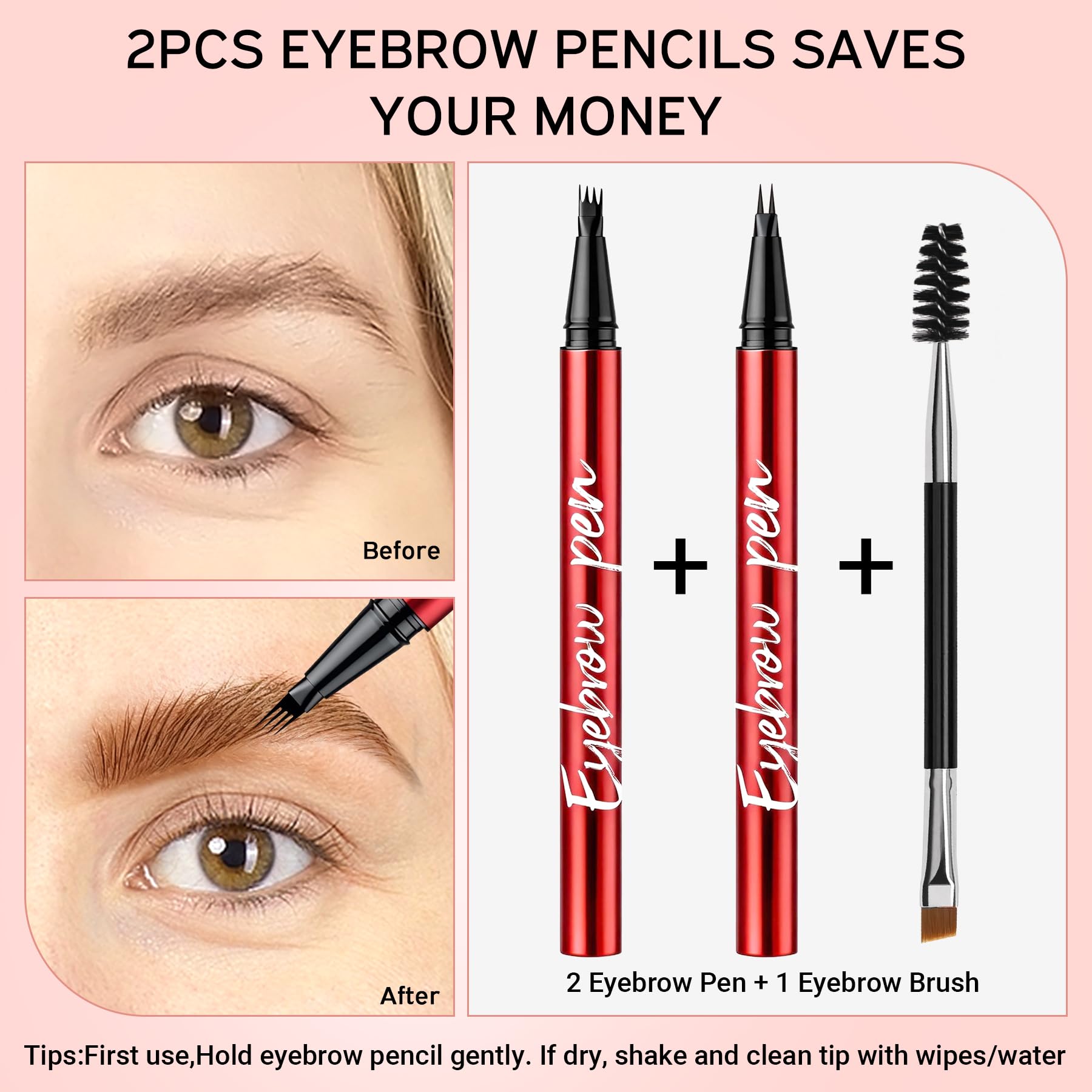 Vevivia Beauty pen held in hand showing compact size for travel