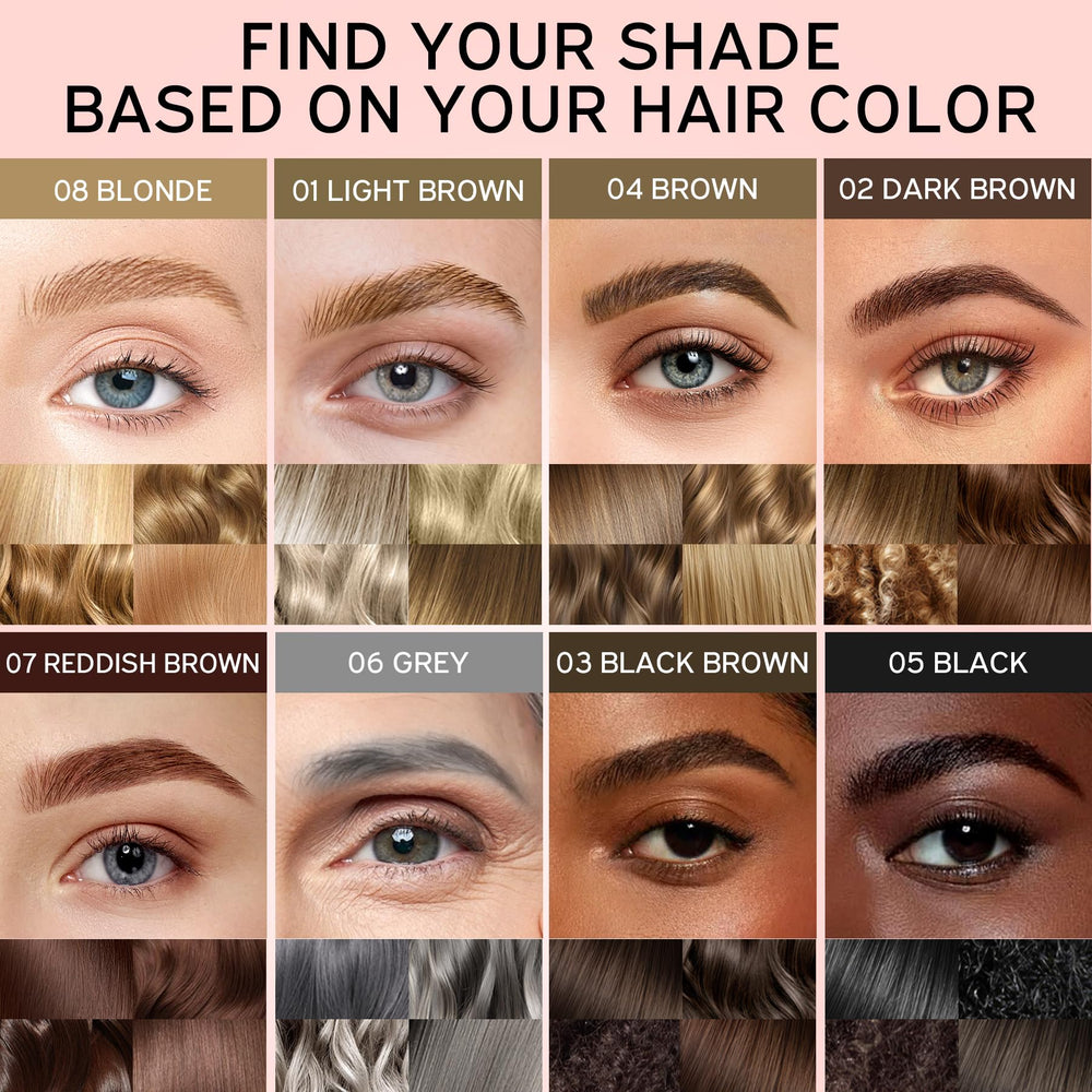 Vevivia Beauty eyebrow strokes on skin showing natural hair-like texture