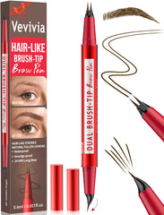 Vevivia front packaging showing dark brown eyebrow pen and benefits