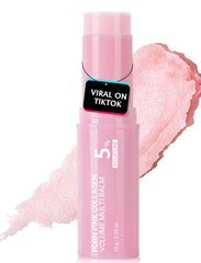 Vevivia balm stick front packaging showing pink tube, instant plumping