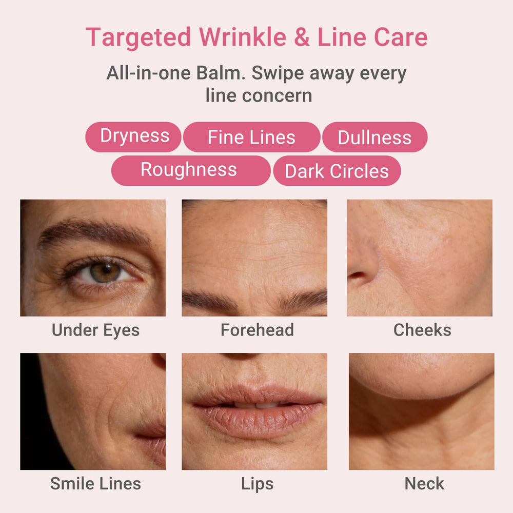 Vevivia stick applied under-eye demonstrating smoother, fuller appearance