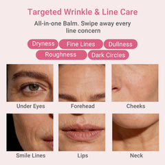 Vevivia stick applied under-eye demonstrating smoother, fuller appearance