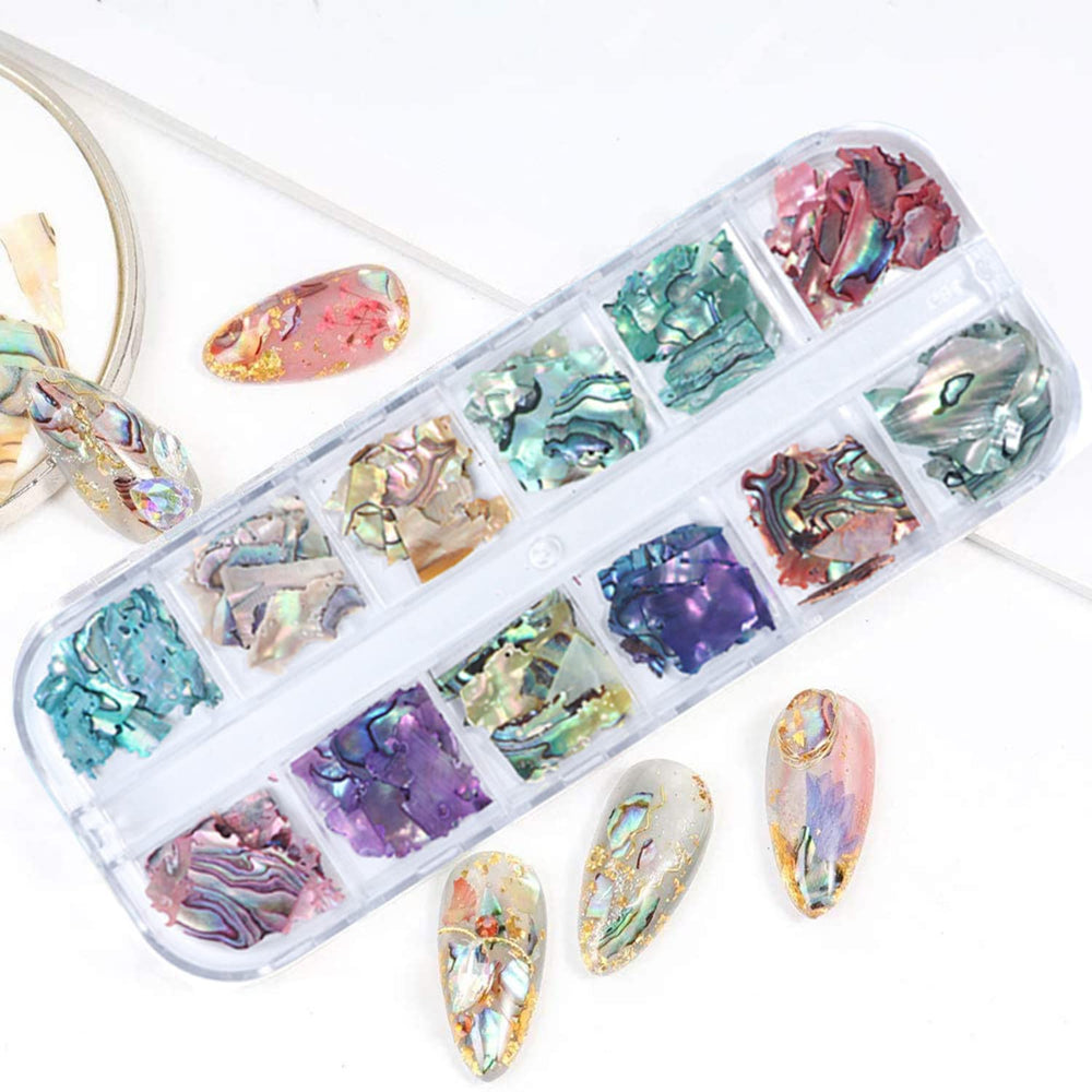 Vezocim mermaid manicure lifestyle shot showcasing ocean-inspired shine and style