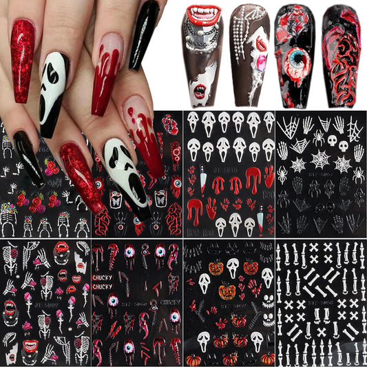 VGNRAR front packaging showing 8-sheet Halloween sticker kit and fast DIY benefit