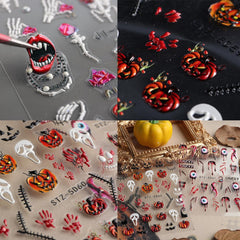 VGNRAR full layout of eight sheets displaying diverse gothic designs for creative options
