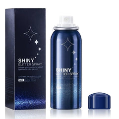 VHUTDL front packaging showing compact glitter spray for portable sparkle
