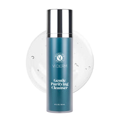 VI DERM front bottle view showing clean packaging and size benefit