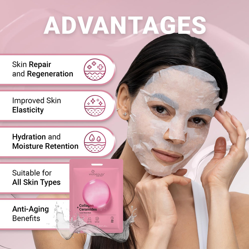 VIABEAUTY close-up of mask serum texture showing hydrating concentrate