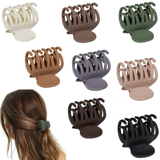 Viabty front packaging showing 8 matte mini clips for easy styling