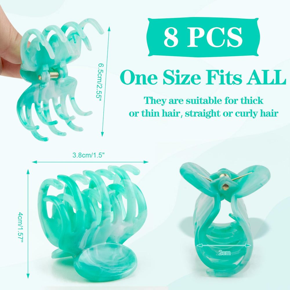 Viabty clip used during makeup routine keeping hair back for cleaner application