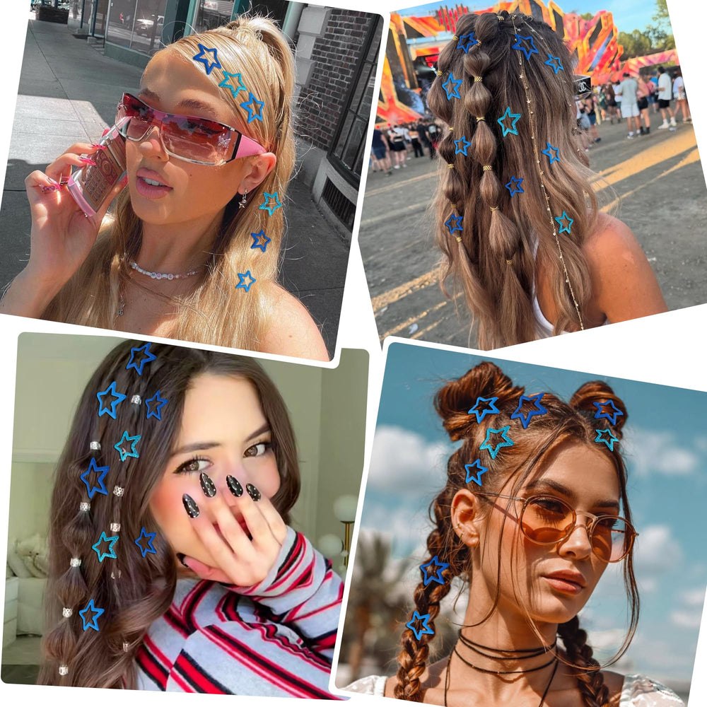 VIBILIA star clips styled in a casual outfit scene showing quick accessorizing benefit