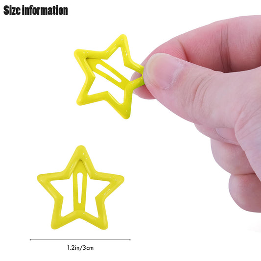 VIBILIA close-up of single star clip revealing metal texture and secure snap